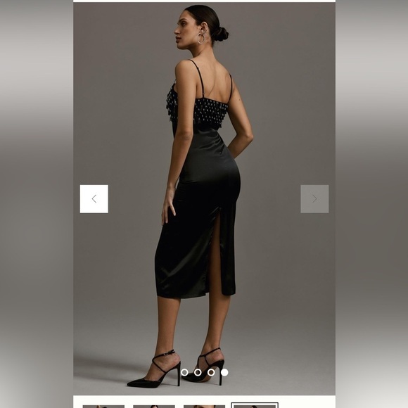 RHODE Gabriella Tassel Midi Dress - Picture 3 of 9